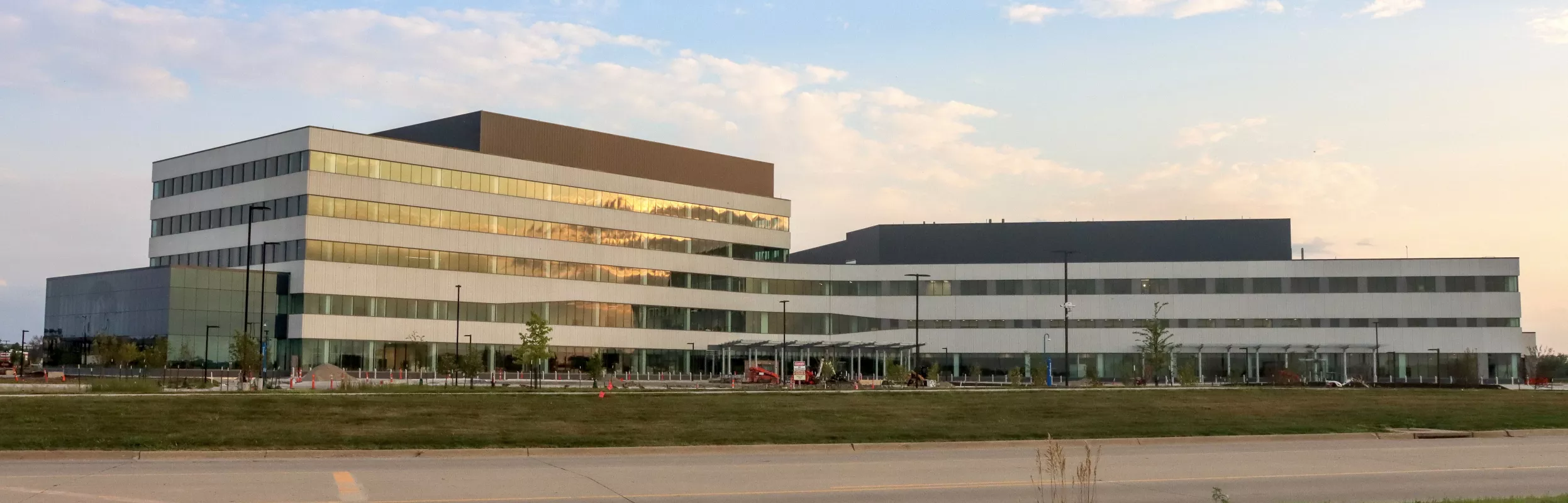 an exterior view of UI Health Care's North Liberty campus in August 2024