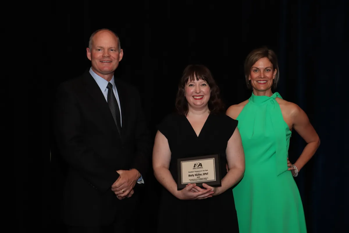 Molly Walter, CPhT named Pharmacy Technician of the yaer photo