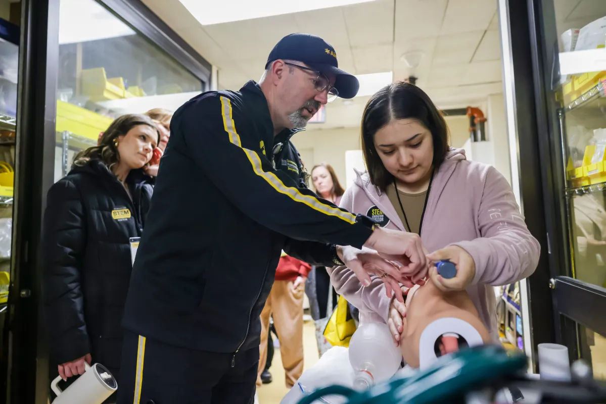 Teens Go STEM at Carver College of Medicine and the UI Health Care university campus on Saturday, March 7, 2026. 